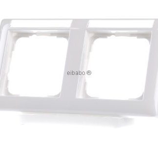 Двойная рамка, чисто белая-gl с полем описания - Двойная рамка, белая 109203