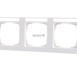 Тройная горизонтальная рамка RWS/матовое покрытие, ударопрочная. - Тройная белая рамка 109322