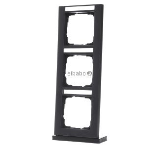 3-х вертикальные антрацитовые рамки для крышек, хрупкие. - Трехугольная антрацитовая рамка 110323