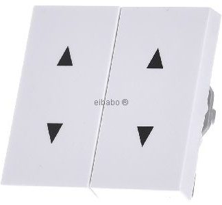 Чисто белая качелька со стрелками - Чехол для белых жалюзи 115027