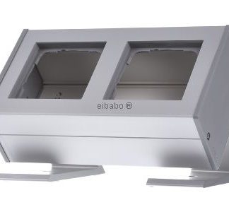 Двойной алюминиевый корпус с монтажным кронштом - Корпус для поверхностного монтажа, двухслойный алюминиевый 119226