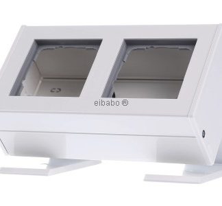 Корпус 2 шт. чисто белого цвета с монтажным кронштеном - Корпус для поверхностного монтажа 2 шт. белого цвета 119227