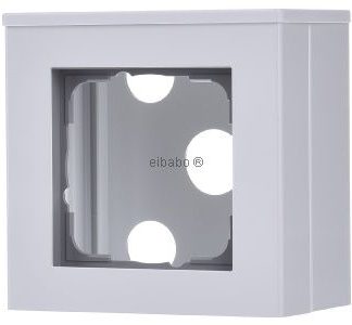 Корпус 1x чисто белый - Корпус для поверхностного монтажа 1x белый 136127