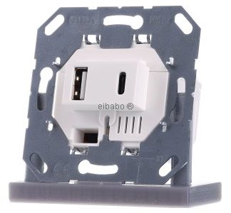 USB-блок питания с 2 портами, тип A/C ws - 2-портовый USB-блок питания, белый 234900