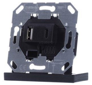Двусторонний USB-адаптер питания. Вставка переменного тока - Двусторонний USB-адаптер питания 236900