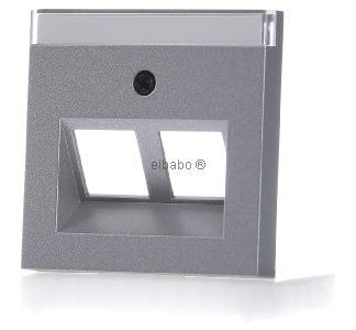 30G Модульная крышка для розеток, 2 шт., алюминиевая, центральная крышка 264026