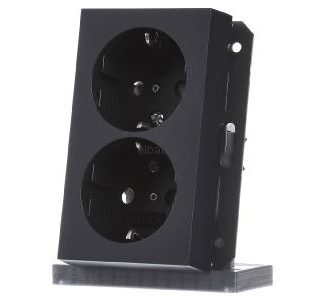 Двойная розетка Schuko KS 1x anth - Электрическая розетка 273128