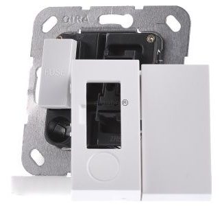 Автоматический выключатель на 13 А с предохранителем. Чисто белый - электрическая розетка 278503