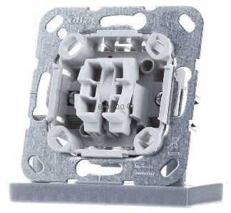 Переключатель-качелька отключает использование - Встраиваемый двухпозиционный переключатель 310600