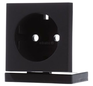 Крышка для розетки SCHUKO, черная, для бытовой электропроводки, артикул 4920005