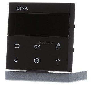 Панель управления жалюзи и таймером S3000 - интеллектуальный элемент управления, черный, артикул 5366005