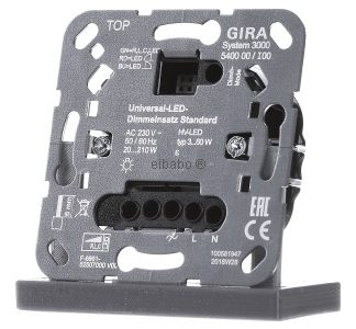 Стандартный диммируемый диммер Uni-LED - Встраиваемый диммер 540000