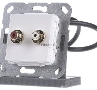 Опорное кольцо для аудиокабеля Cinch, чисто белый цвет - базовый артикул 563303