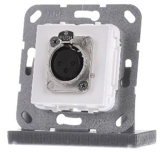 Разъем XLR серии D, чисто белый - Базовый элемент XLR 566703