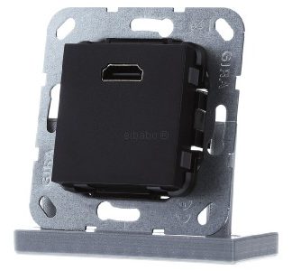 Кольцо для фиксации кабеля HDMI UP с матовым покрытием - базовый элемент с центральной крышкой...