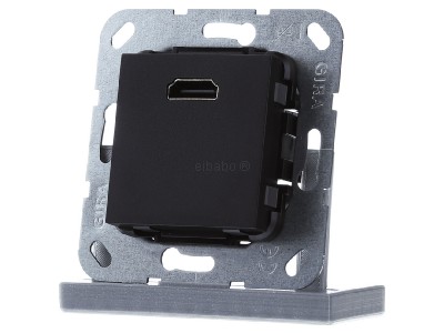 Кольцо для фиксации кабеля HDMI UP с матовым покрытием - базовый элемент с центральной крышкой...