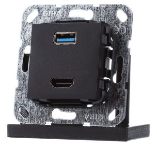 Кольцо для подключения HDMI и USB A swma-адаптера - базовый элемент с центральной крышкой