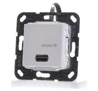 USB-кабель-разветвитель UP с фиксирующим кольцом, чисто белый, базовый артикул 568303