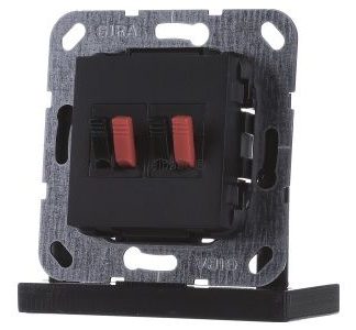 Двухполосный разъем для подключения колонок, матовый черный - Базовый комплект колонок 569310