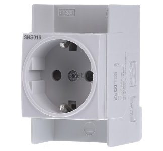Розетка 16А, 250В, OC, 2,5PLE - штекерная розетка для распределительного щита SNS016