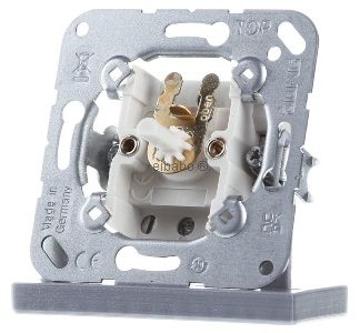 Двухполюсный поворотный выключатель для рулонных штор, 10 А, 250 В - 2-полюсный выключатель для рулонных штор 1234.20 WW