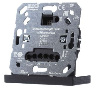 Встраиваемый регулятор комнатной температуры с подключением датчика - электронное реле 1790 RTR