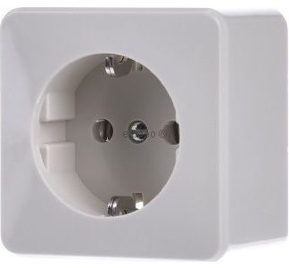 Розетка Schuko белого цвета - электрическая розетка на 321 А
