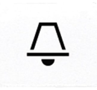 Символ белого альпийского колокола — маркировка для коммутационного устройства 33 K WW National.