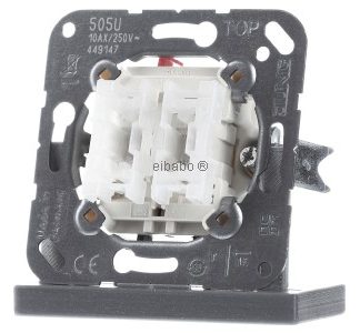 Серия тумблерных переключателей - Серия тумблерных переключателей для скрытого монтажа 505 U