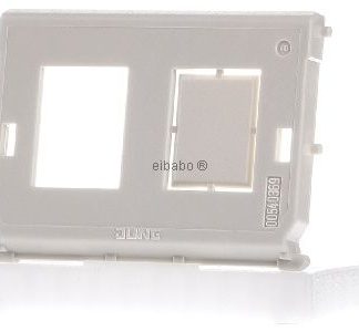 Монтажная вставка для 2 розеток - модульная пластина Jack 54-2 WE