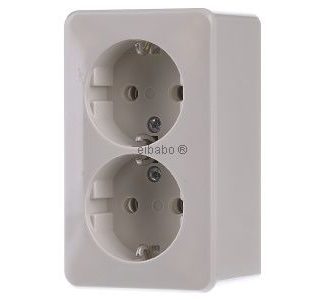 Двухпозиционная розетка Schuko - электрическая розетка 6020 А