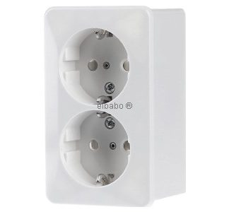 Двухпозиционная розетка SCHUKO 16A 250V - Розетка ( 6020 KIA WW