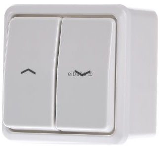 Переключатель для рулонных штор Alpine, белый, Sch.1pol - 1-полюсный переключатель для белых рулонных штор 609...