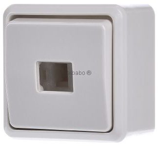 Кнопка без символов, белая, однополюсный нормально разомкнутый контакт (НО) - Однополюсный кнопочный контакт (НО) 631 А