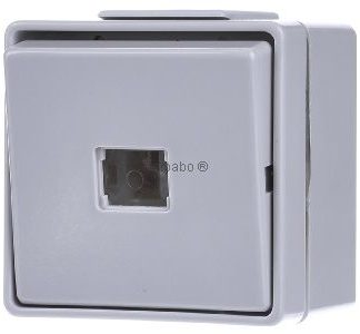 Кнопка без символов, 1-полюсный нормально разомкнутый контакт - Кнопка с 1-полюсным нормально разомкнутым контактом (НО) серого цвета 631 Вт