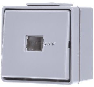 Кнопка без символов, 1-полюсный нормально разомкнутый контакт - Кнопка с 1-полюсным нормально разомкнутым контактом (НО) серого цвета, 634 Вт