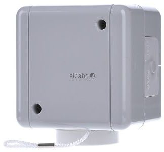 Однополюсный переключатель с тяговым шнуром - Кнопка переключения 1 переключатель серый 833 ZW