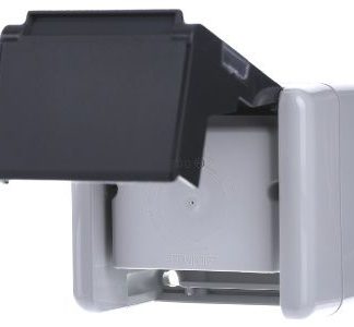 Корпус разъема для передачи данных серого цвета, 75x86x58 мм - крышка 854 Вт