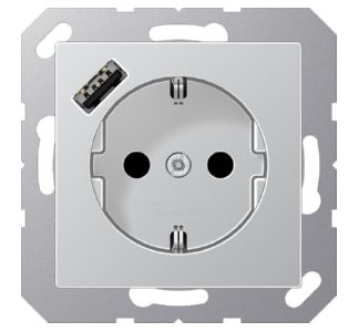 Розетка SCHUKO с USB-портом типа A - Вилка A1520-18AAL