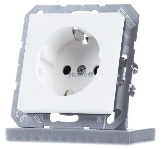 Розетка SCHUKO с защитой контактов - Вилка A1520BFKIWWM