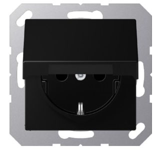 Розетка SCHUKO с откидной крышкой - Вилка A1520BFKLSWM
