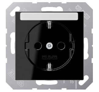 Розетка SCHUKO с полем для письма 6x46 мм - Вилка A1520BFNASW