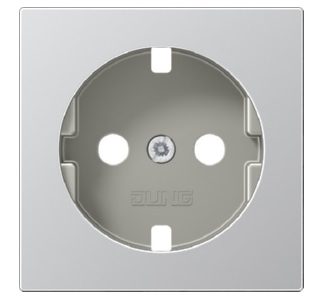 Крышка розетки SCHUKO - Алюминиевая крышка для настенной коробки A1520PLAL
