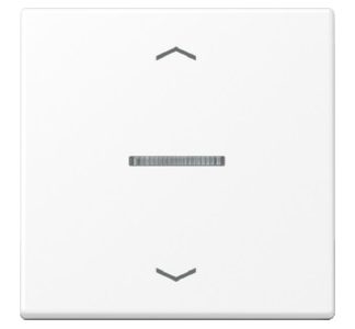 Накладка на жалюзи A 101 KO5P BF WWM с оптическим волокном, матовая, белоснежная.