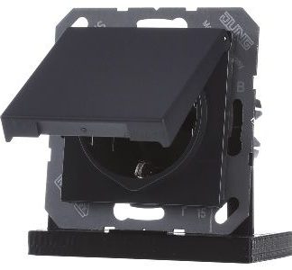 Розетка Schuko, матовый антрацитовый цвет - Электрическая розетка A 1520 BF KL ANM
