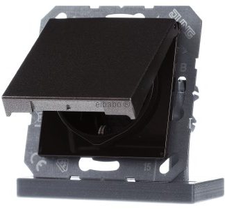 Розетка Schuko 16 А 250 В с откидной крышкой - Электрическая розетка A 1520 BF KL MO