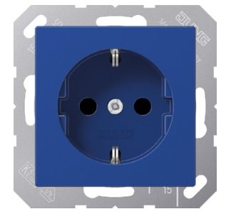 Розетка SCHUKO 16A 250V с защитой контактов - электрическая розетка A 1520 BFKI BL