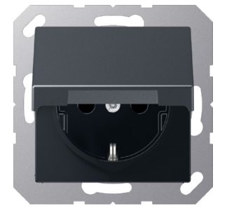 Розетка SCHUKO антрацит матовый - Розетка A 1520 BFKIKL ANM