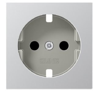 Крышка для розетки SCHUKO - Защитная накладка для алюминиевой настенной розетки A 1520 KIPL AL