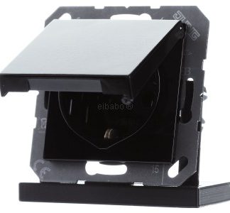 Розетка Schuko 16A 250V с откидной крышкой - Электрическая розетка A 1520 KL SW